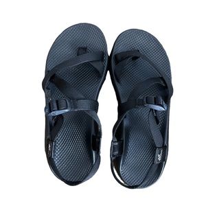CHACO Men’s Sandal Blk Size 12 Slight Wear at Heel and Sole Still Plenty of Life